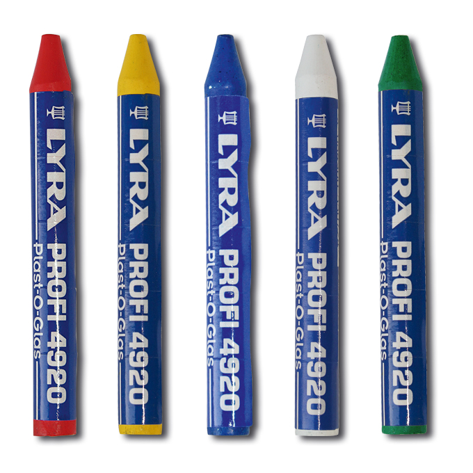 Universalkreide PLAST-O-GLAS weiss, rund, 9.5 x 90 mm