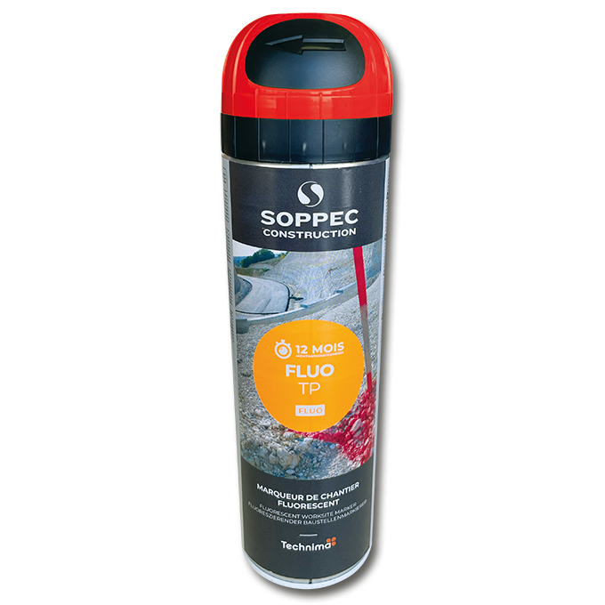 Markierspray fluoreszierend Farbe rot 500 ml