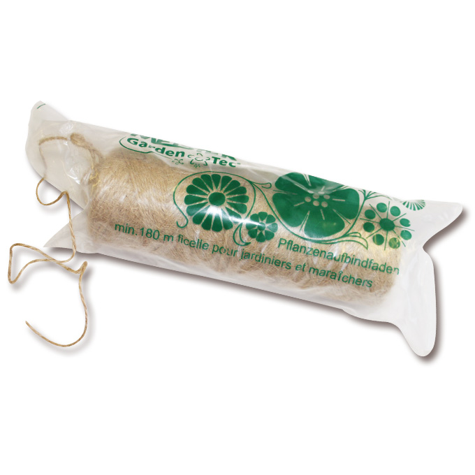 Ficelle pour l'horticulture JUTE, carton de 10 bobines