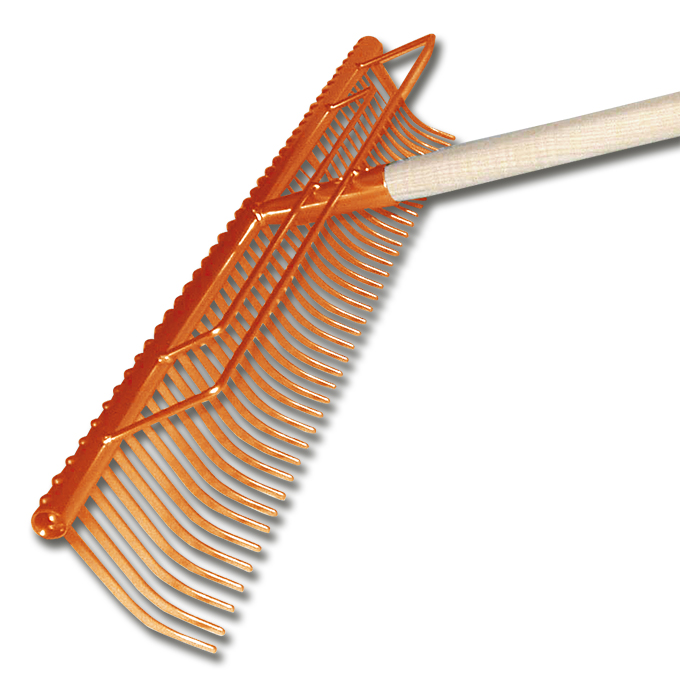 Rasenrechen mit Stiel 70 cm breit