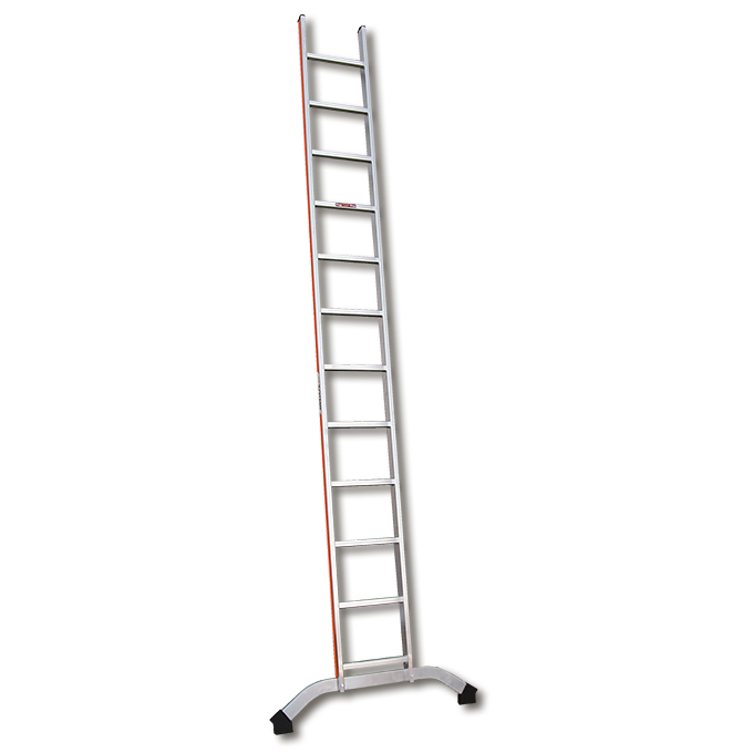 Échelle simple, en aluminium, 18 échelons, longueur 5.29 m