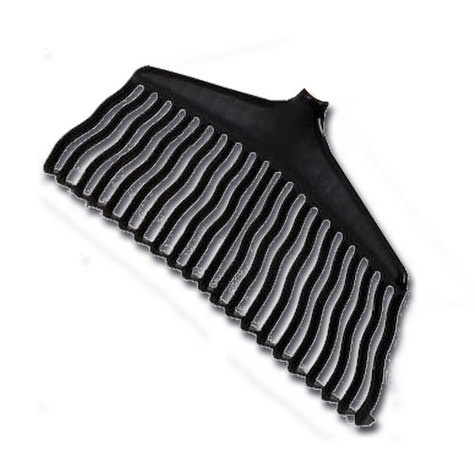 Balai à feuilles en plastique sans manche, largeur 36 cm