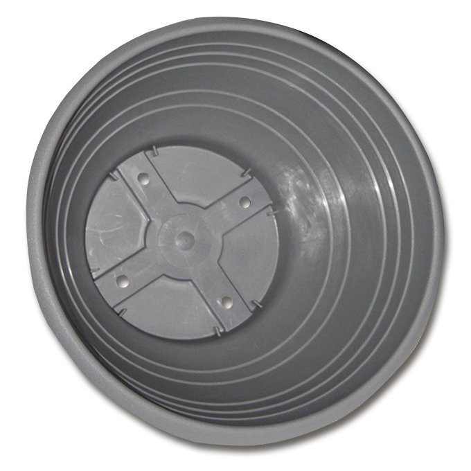 Terrines à fleurs avec trous anthracite ø 25 cm