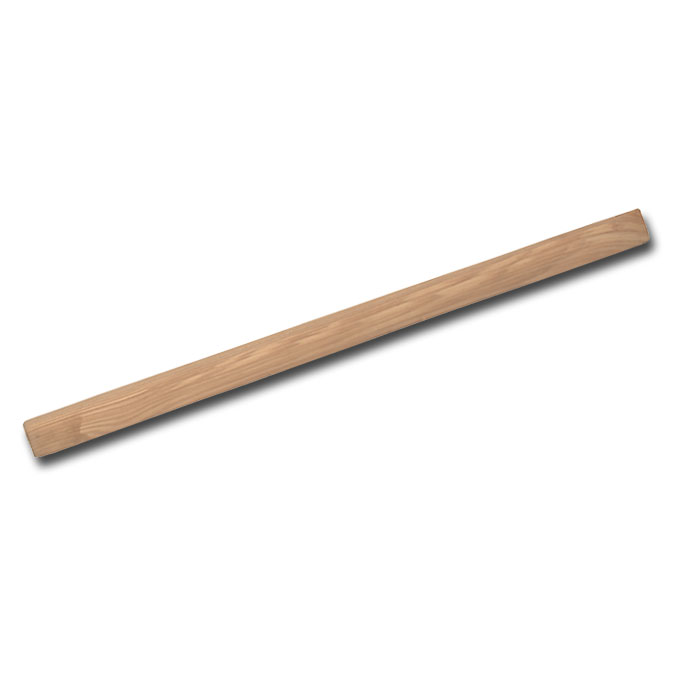 Manche de rechange en bois pour marteau en caoutchouc art. 208.445 et art. 208.450, longueur 38 cm