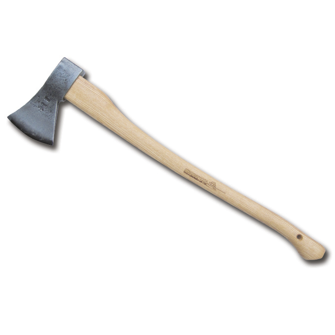 Hache de forêt, manche en frêne 70 cm, poids 1.25 kg