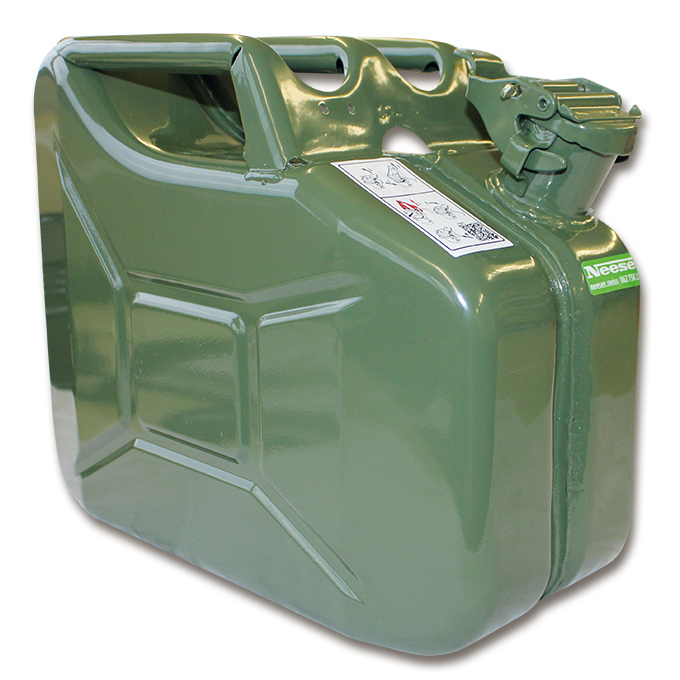 Estagnon à benzine, 10 litres, grandeur 39 x 28 x 13 cm