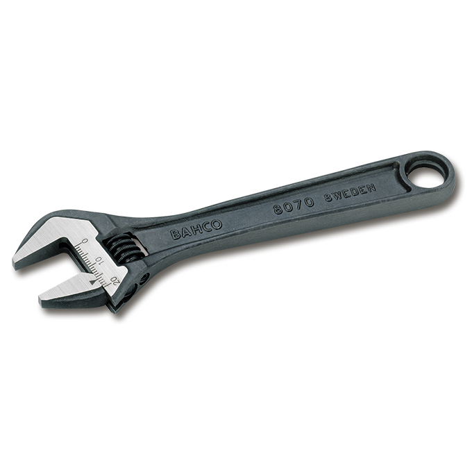 Clé à molette BAHCO, ouverture 34 mm, longueur 30.5 cm
