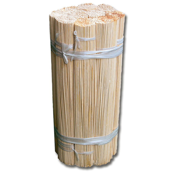Bambou refendu couleur nature, 30 cm, ø 4 mm, botte de 5'000 pièces