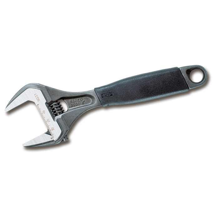Clé à molette BAHCO, ouverture 46.5 mm, longueur 27 cm