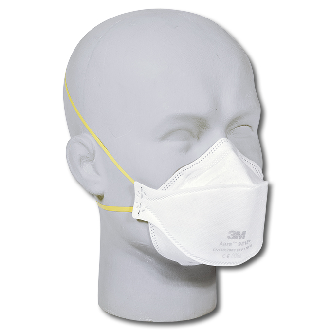 Masque antiparticules à usage unique 3M FFP1, 20 pièces
