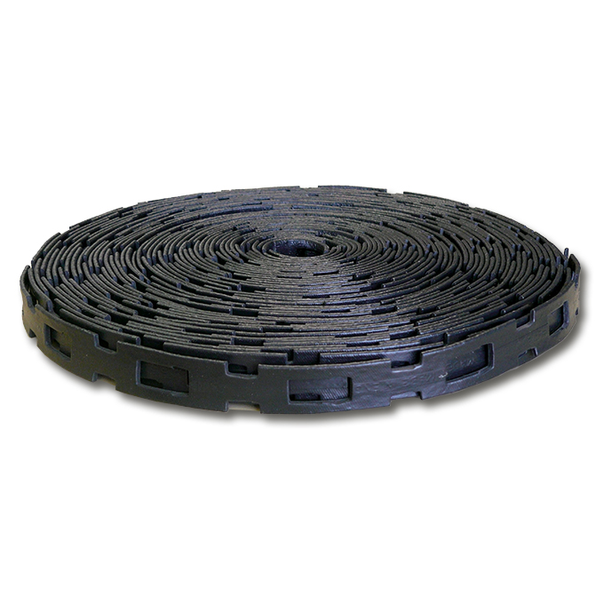 Attache pour arbres (attache-chaîne) No. 5, noir, 25.4x3.8 mm 25 m