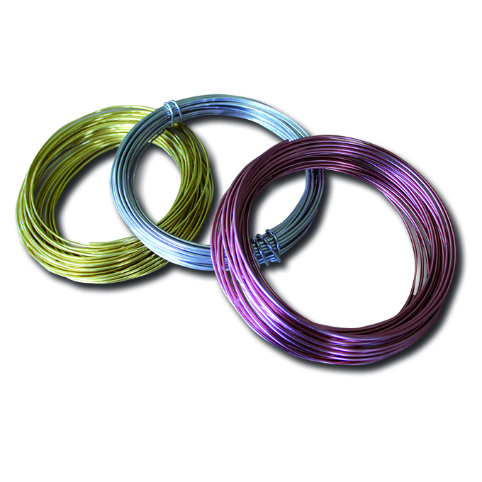 Deko-Aludraht kupfer, 100 g, 2.0 mm