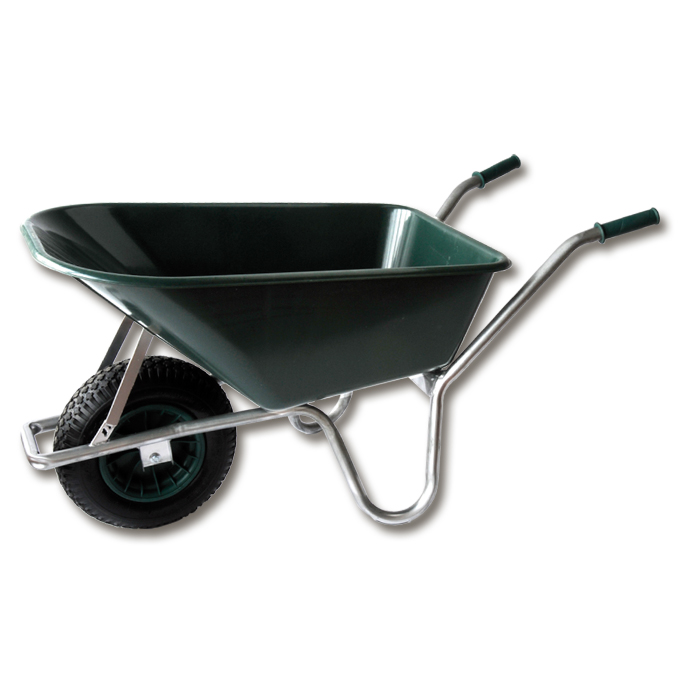 Brouette, cuve en polypropylène, contenu 100 litres