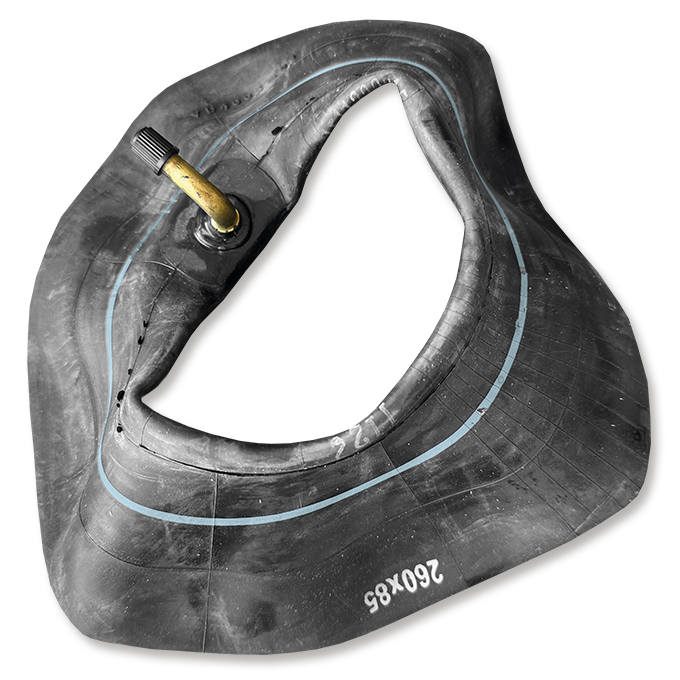 Chambre à air pour chariot à harasses