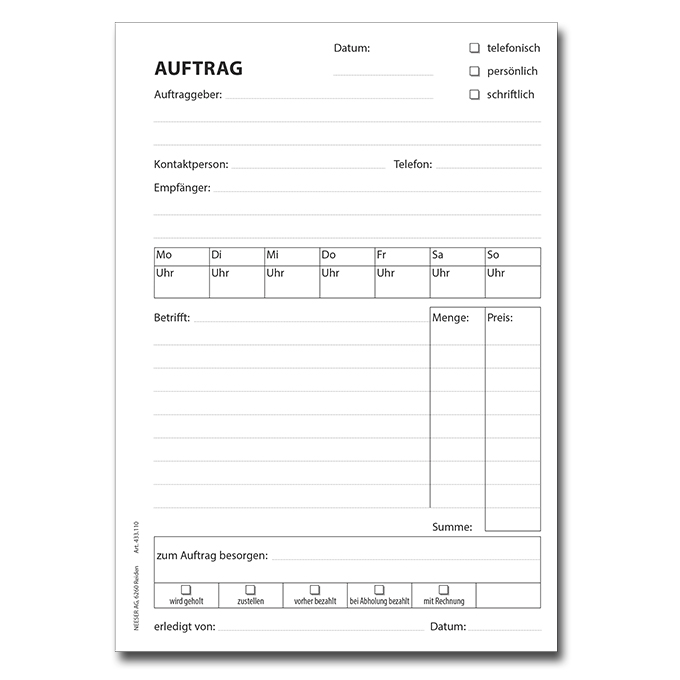 Bloc de commande pour fleuristes A5