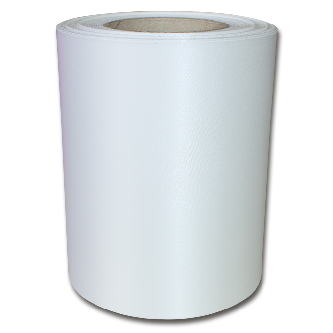 Ruban pour couronnes blanc, largeur 125 mm, 25 m