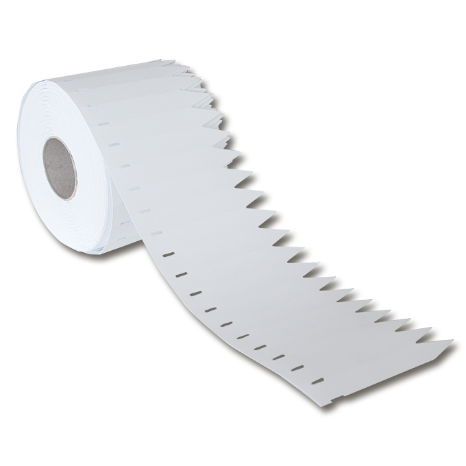 TT-Stecketiketten weiss, 115 x 19 mm, Rolle à 2'000 Stück