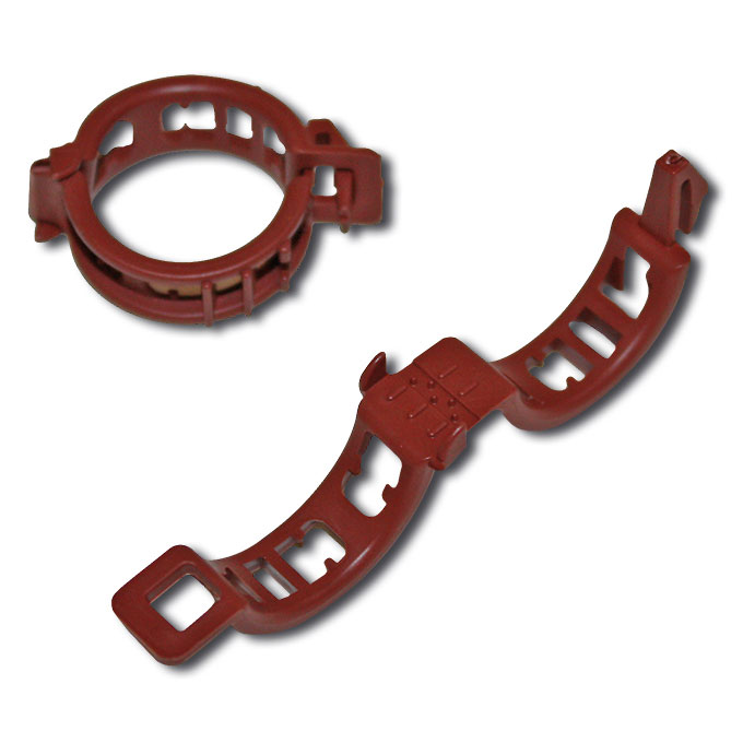 Pflanzenbefestigungsclip 22 mm terracotta, 10'000 Stück