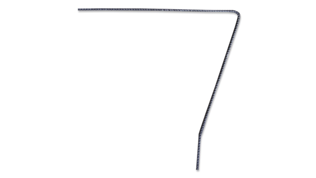 Agrafe en L SPÉCIALE non zinguée 25 x 20/5 cm, 100 pièces