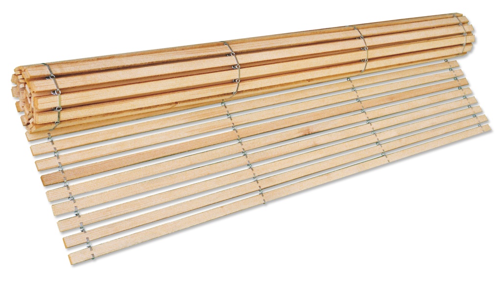 Claie à ombrer, en bois brute, 200 x 155 cm