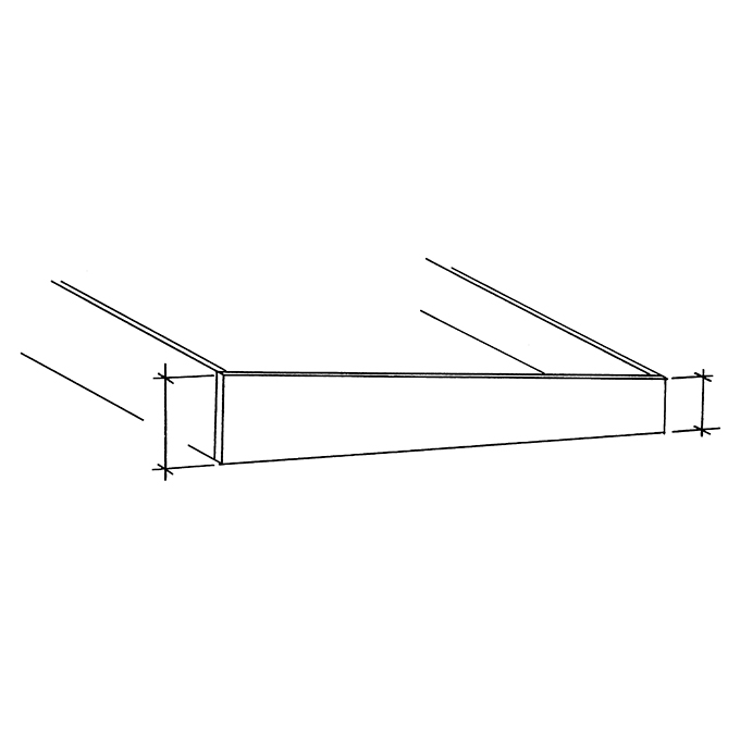 Tannenbrett 18 cm breit, 5 m lang