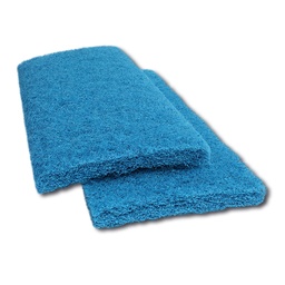 [290.272] Pad pour polir 115 x 255 x 25 mm bleu, 10 pièces