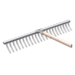 [207.130] Heu- und Grasrechen mit Stiel, 71 cm breit