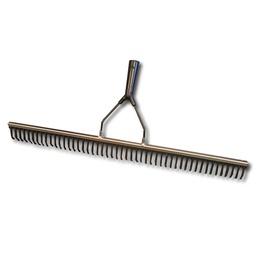 [207.170.75] Râteau de caoutchouc 49 dents, largeur 75 cm