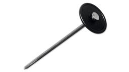 [135.220] Befestigungsnagel für Bändchengewebe mit Plastikplatte