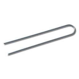 [135.242] Agraffe U-förmig blank 15x3x15 cm, 250 Stück