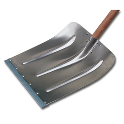 [290.510] Schneeschaufel aus Leichtmetall mit Stiel, 39 cm breit