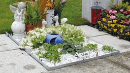 [138.500] Grabeinfassung Stahl verzinkt 75 x 60 cm