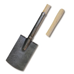 [204.135] Bêche, forgé à main, grandeur de la lame 28.5 x 18 cm