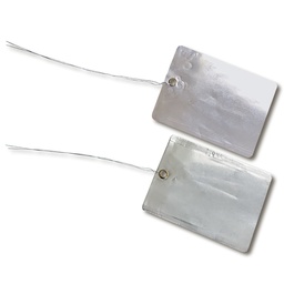 [418.130] Alu-Hängeetiketten PRINTIKETT 100 x 76 mm, 50 Stück