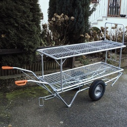 [240.063] 2eme niveau grillagé pour chariot horticole grillagé à 2 roues 240.060