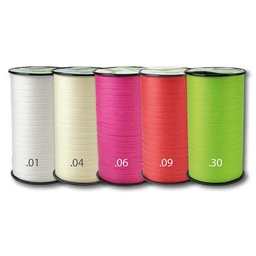 [250.640.01] Ringelband weiss 10 mm breit, Rolle à 50 m