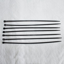 [208.894.1] Kabelbinder 200 x 3.6 mm, schwarz, Pack à 100 Stück