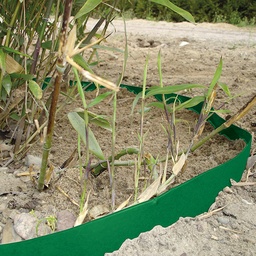 [137.350.grün] Rhizomsperre HDPE 2 mm grün, 25 m lang 70 cm breit