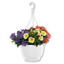 [233.450.1] Suspension pour plantes KOMET blanche, 20 cm ø