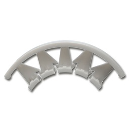 [200.660.500] Renfort demi lune 5 mm blanc, flexible, 20'000 pièces