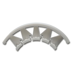 [200.670.500] Triebbügel 6 mm weiss, flexibel kurz, Beutel à 500 Stück