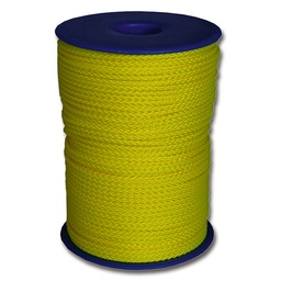 [201.020] Trassierschnur Polyester, gelb fluoreszierend, ø 2.5 mm, 100 m