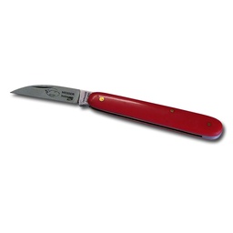 [200.445] Couteau greffoir rouge, longueur 9.5 cm