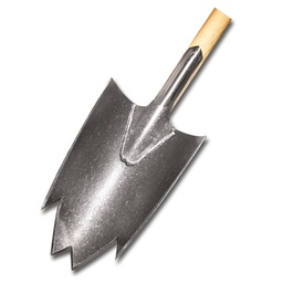 [204.100] Bêche pour jardinier SHARK, lame 30 x 18 cm