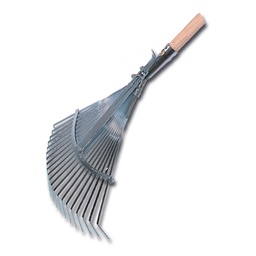 [207.030] Balai à feuille avec manche, largeur réglable de 31-43 cm