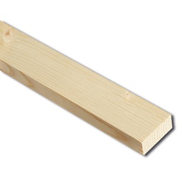 [130.700] Vierkantlatten 24x48 mm, 100 cm