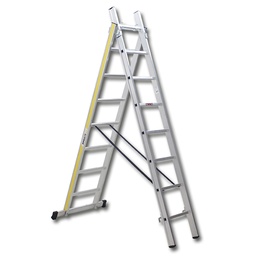 [205.200] Aluleiter HB TREND, 2 x 8 Sprossen, 3.82 m