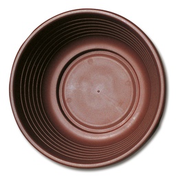 [231.230] Blumenschale dunkelbraun 35 cm ø