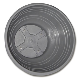 [231.350] Blumenschale mit Bodenlöcher anthrazit ø 20 cm