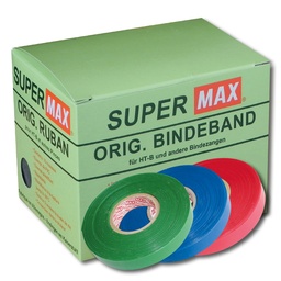 [203.520.10.5] Bindeband SUPER MAX grün, 0.10 mm dick 40 m lang, 10 Rollen